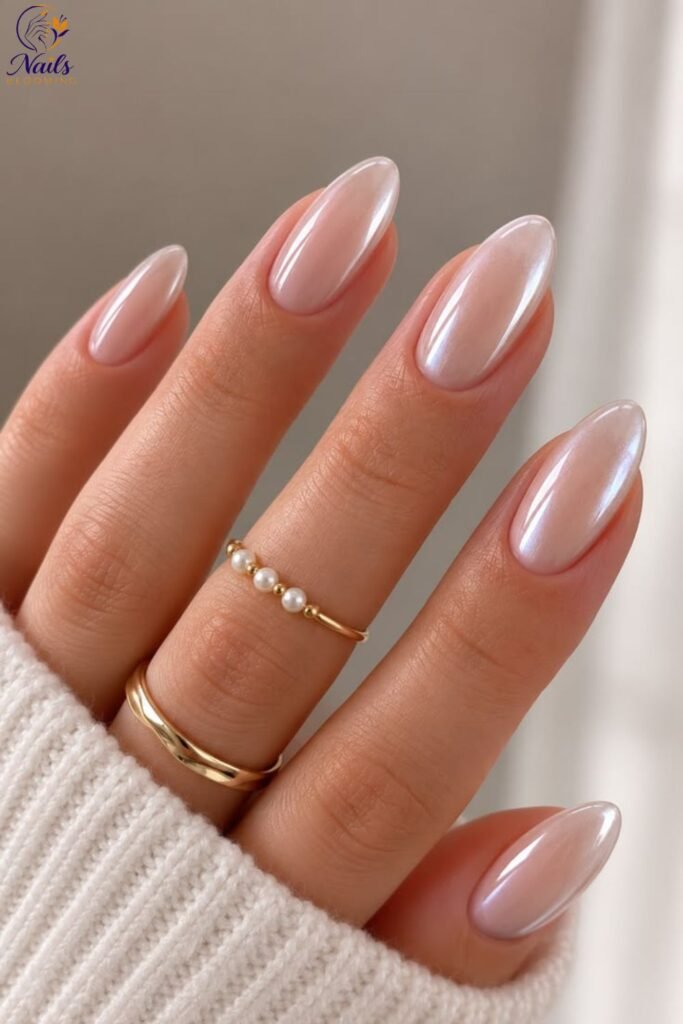 Classic Nude Almond With Glossy Finish