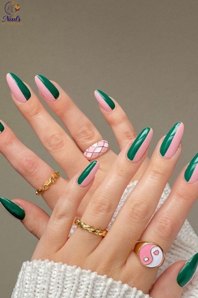 Two Tone Split Almond