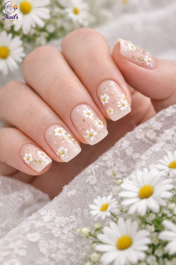 Micro Florals Nail Designs