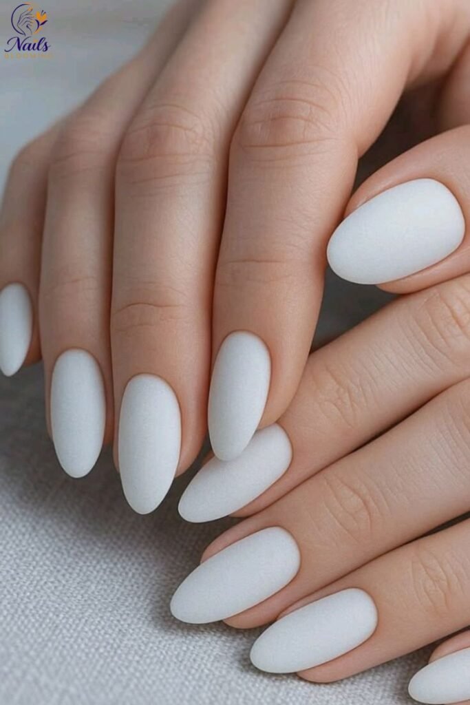 Milky White Chrome with a Matte Finish