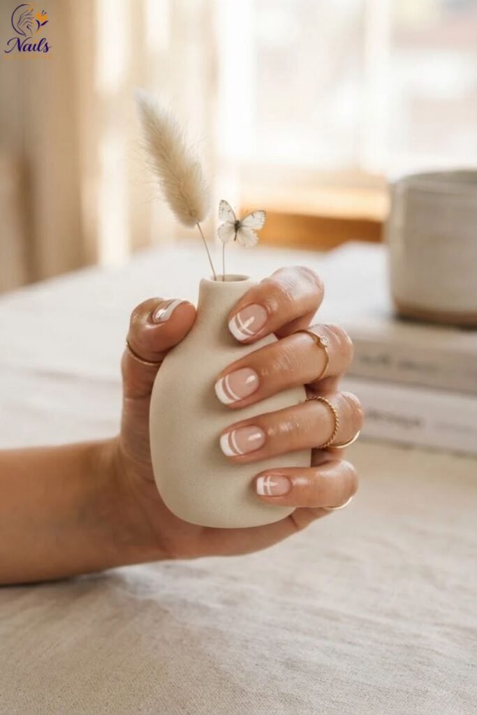 Negative Space French Tips