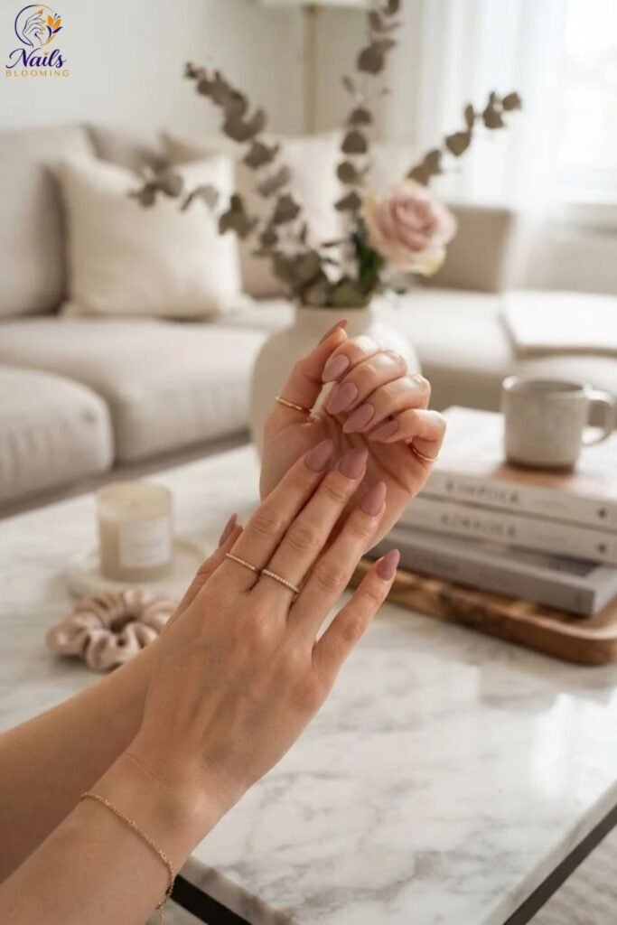 Dusty Rose Matte Almond