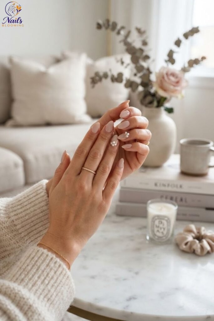 Tiny Pearl Cluster Accent
